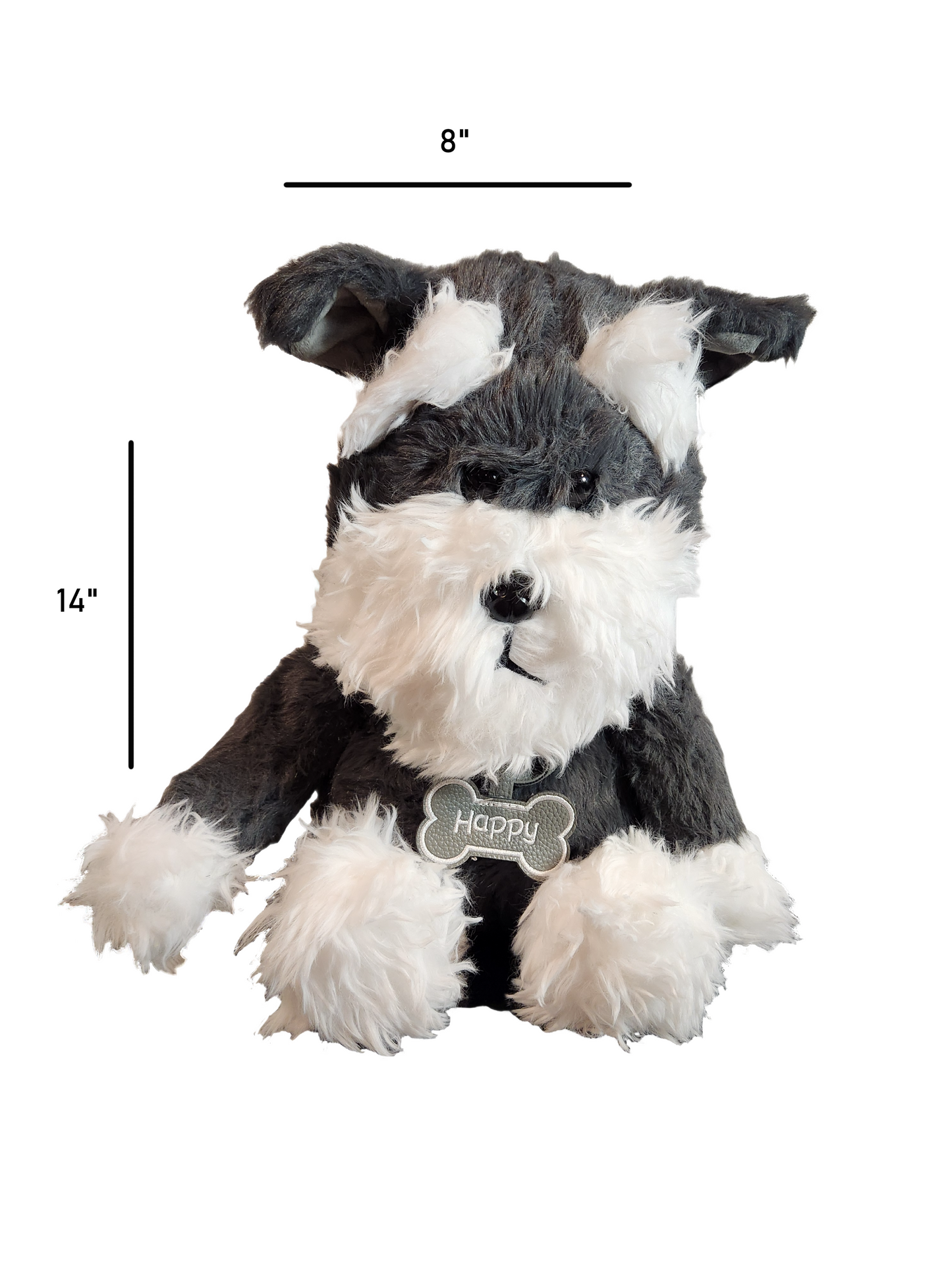 Schnauzer Dog Plush Stuffed Animal