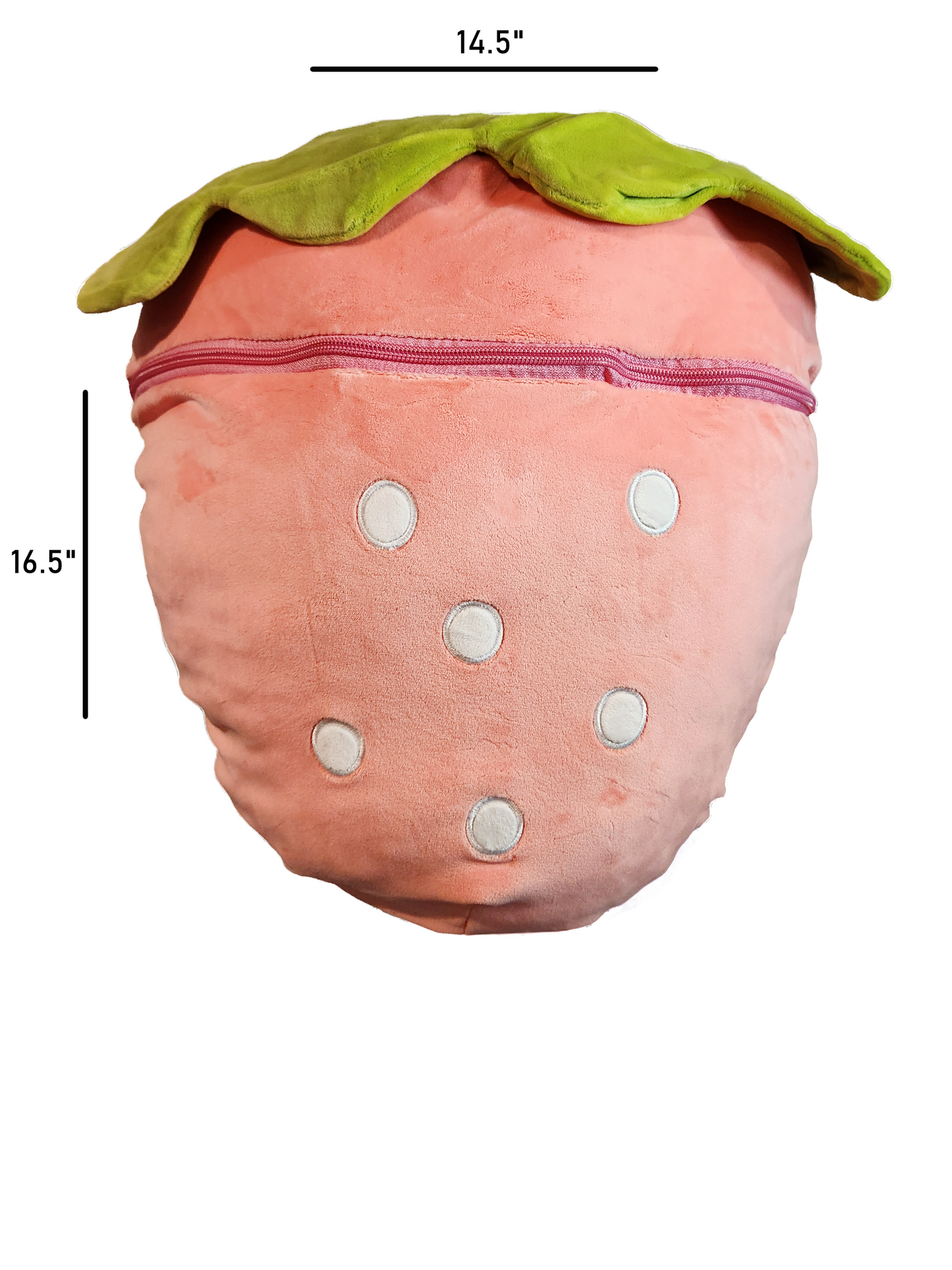 Strawberry Bunny Animal Pillow