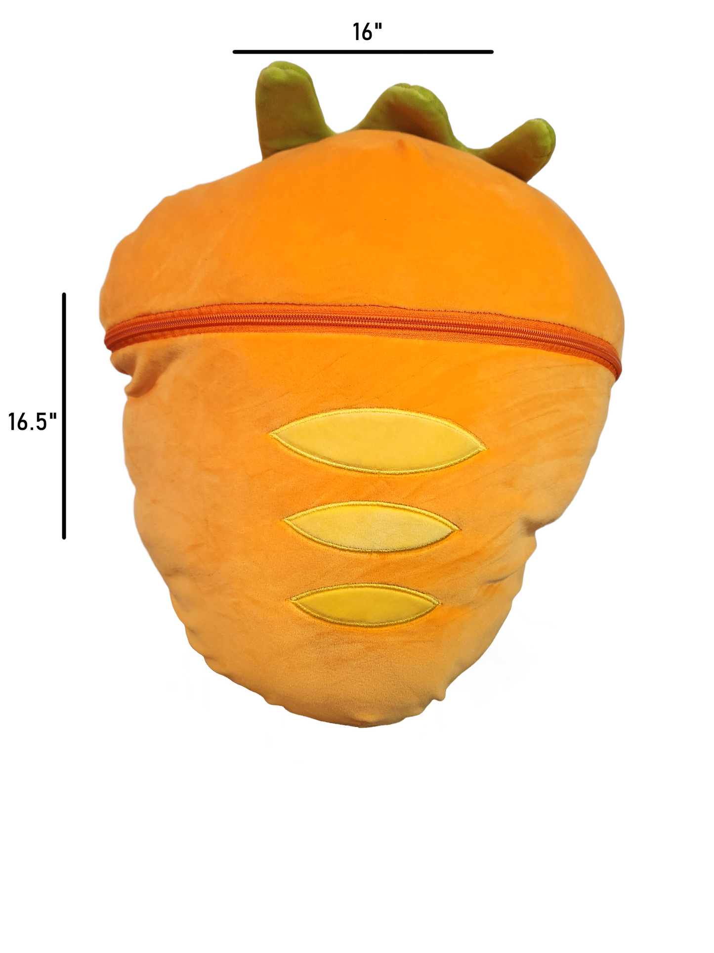 Carrot Bunny Animal Pillow